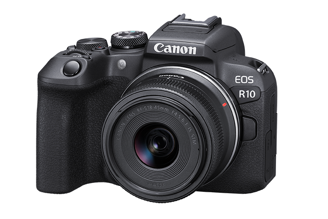 Canon R10 APS-C Mirrorless Digital Camera with 18-45mm IS STM Lens