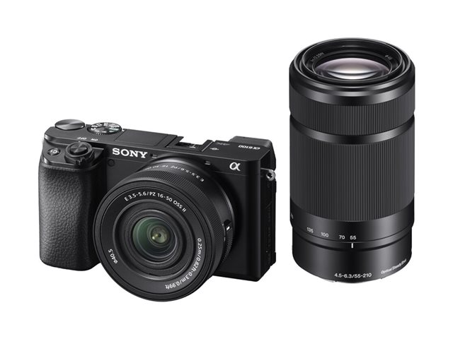 Sony a6100 Mirrorless Digital Camera with 16-50mm and 55-210mm Lenses