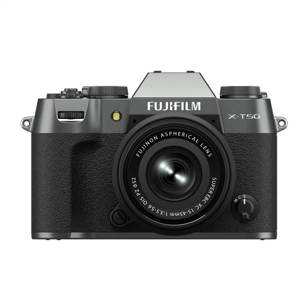 Fujifilm X-T50 Mirrorless APS-C Camera with XC15-45mm Lens Kit (Charcoal)