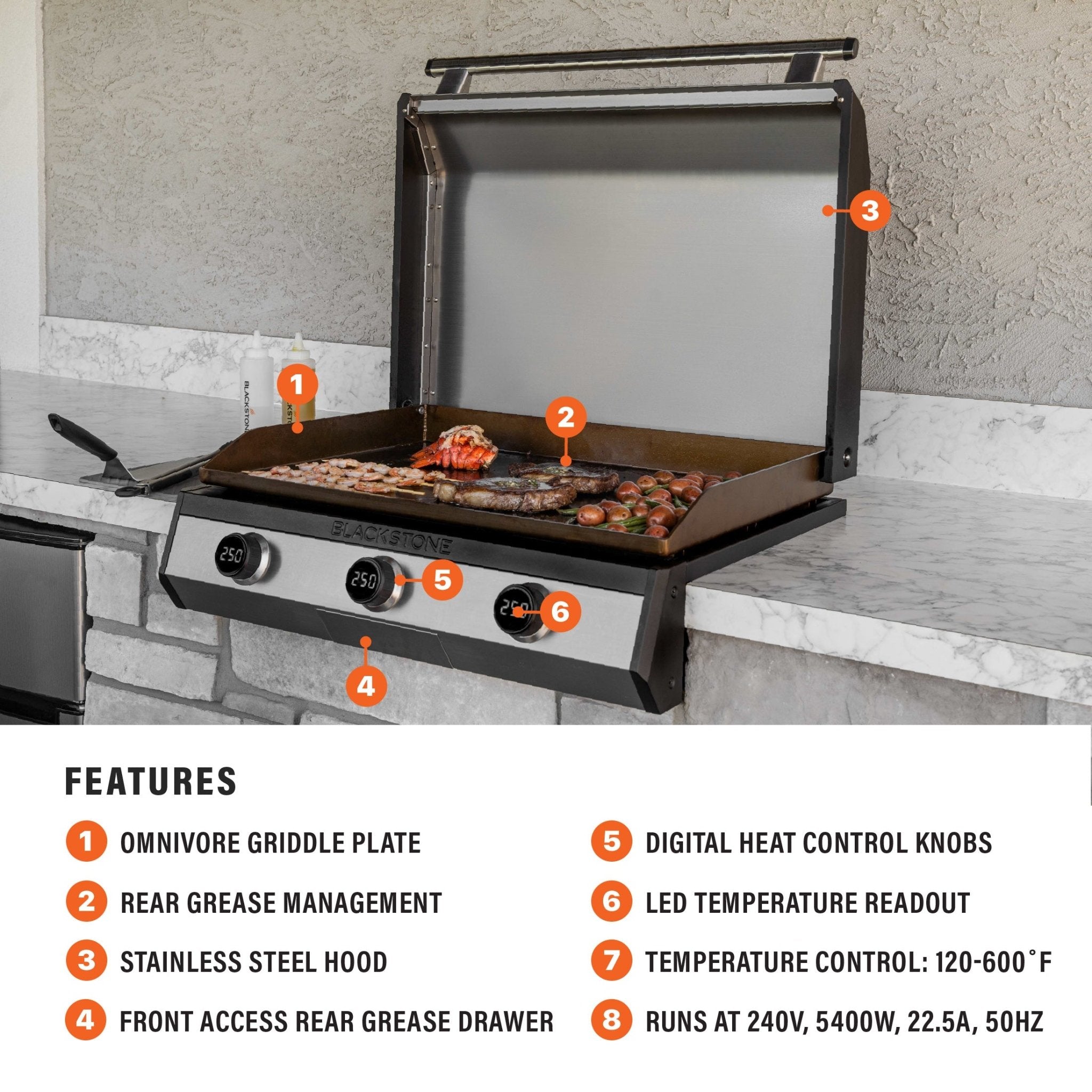 30" Electric Built-in Griddle - Image 4