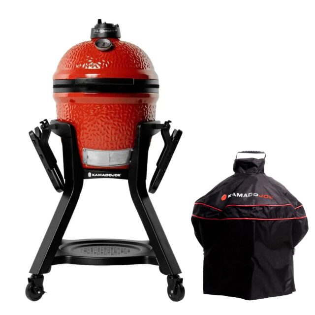 Joe Jr plus Short Cover and Cart with Side Shelves Bundle