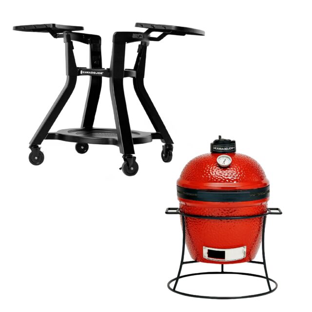 Joe Jr with Cast Iron Stand and Cart Bundle